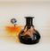 Vase soliflore en verre marbré signé maure viel