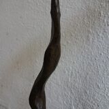 Bougeoir fer forgé brutaliste
