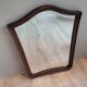 Miroir bois trapèze 58x73