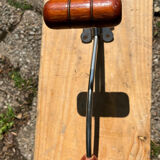 Vintage wood and metal hook