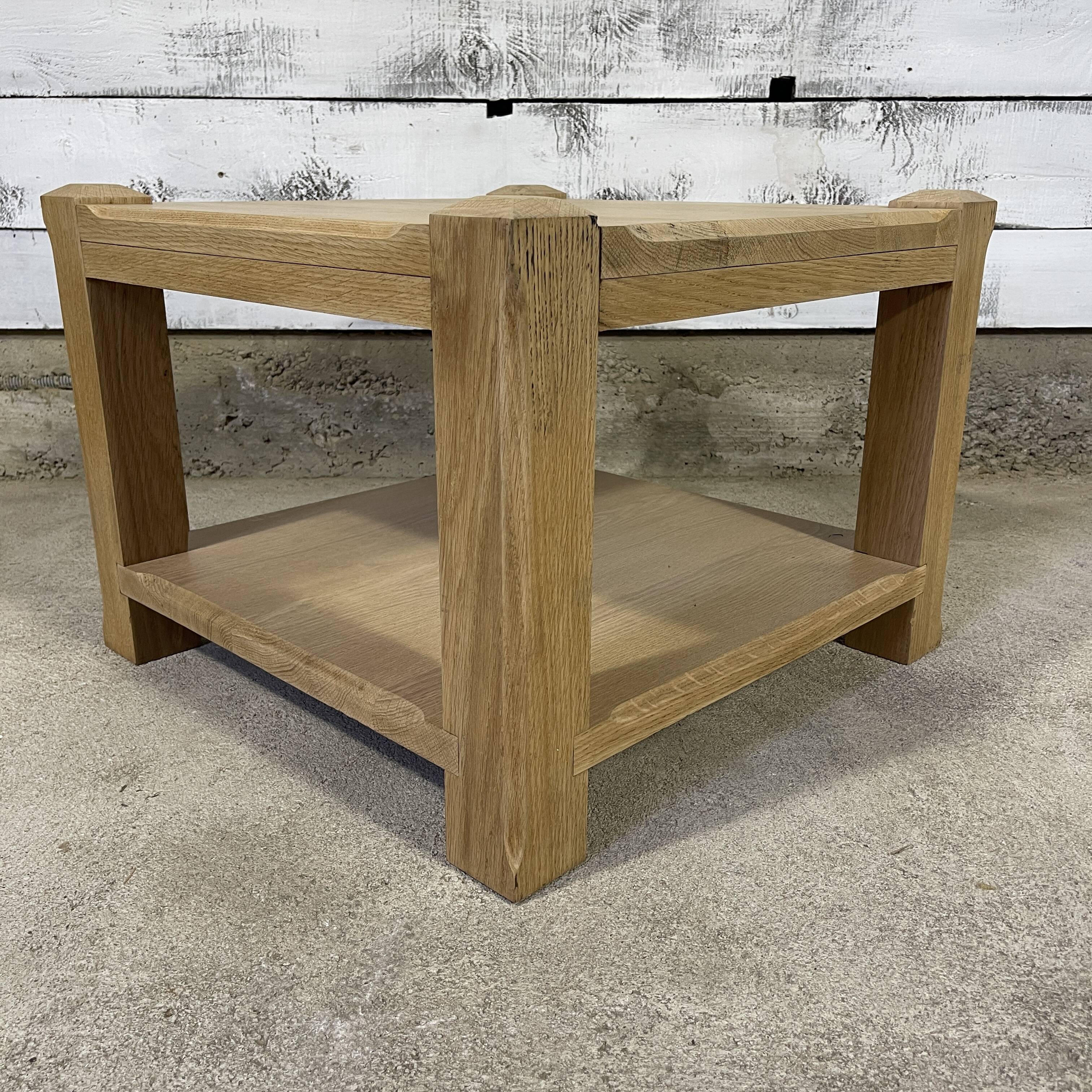 Oak coffee table