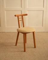 Italian chairs in wood and velvet