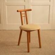 Italian chairs in wood and velvet