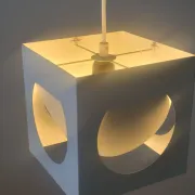 Shogo Suzuki pendant lamp for Stockmann-Orno, Finland, 1960s