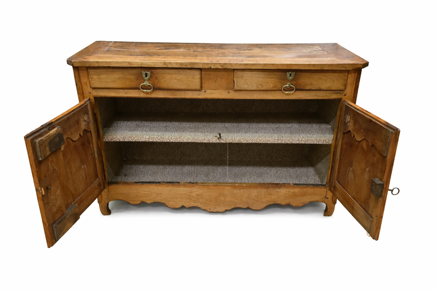 Antique solid wood chest of drawers