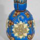 Vase decorated with flowers in enamels of longwy – early twentieth century