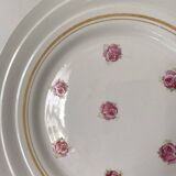 Assiettes à dessert St amand , Roses