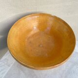 Old yellow glazed terracotta gresale