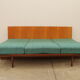 Mid century sofabed in walnut by jindrich halabala for up zavody, 1950´s