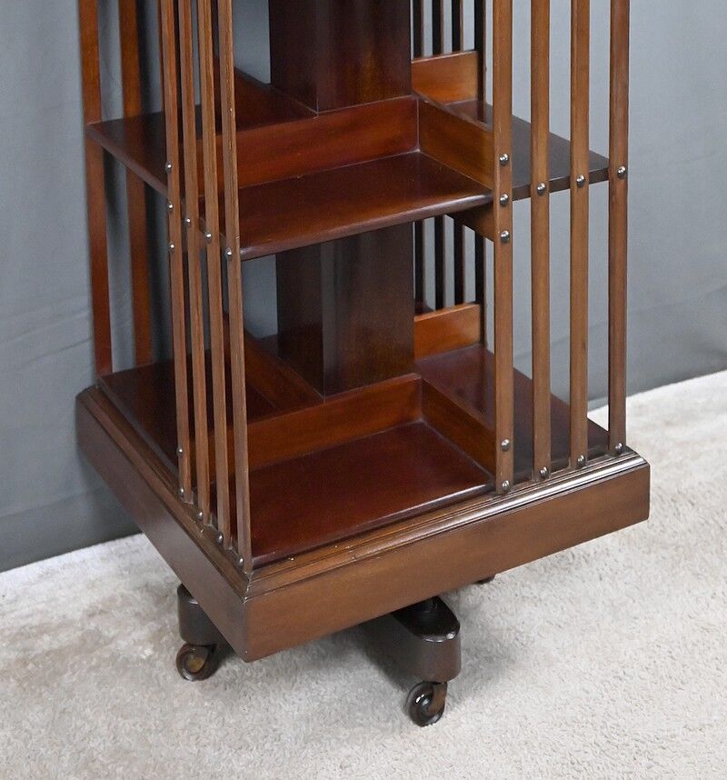 Rotating mahogany library, England – 1st part 20th century