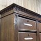 Notary's furniture from the early 20th century in oak with its cardboard box.