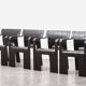 Gijs Bakker set of 4 strip armchairs for Castelijn, 1974