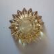 Vintage crystal ashtray, signed P.D Avesn 1940
