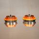 Swedish pair of pendant lamps | carl thore pendel | 1970s