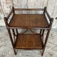 Vintage Rattan Bedside Table #E092