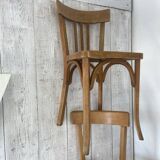Mismatched Baumann bistro chairs