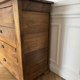 Solid walnut chest of drawers