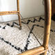 Vintage rattan cradle