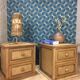 Pair of bedside rattan 1970s