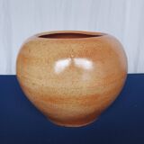 Varnished terracotta flower pots