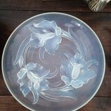Iris cut by Verlys - Art Nouveau - opalescent glass