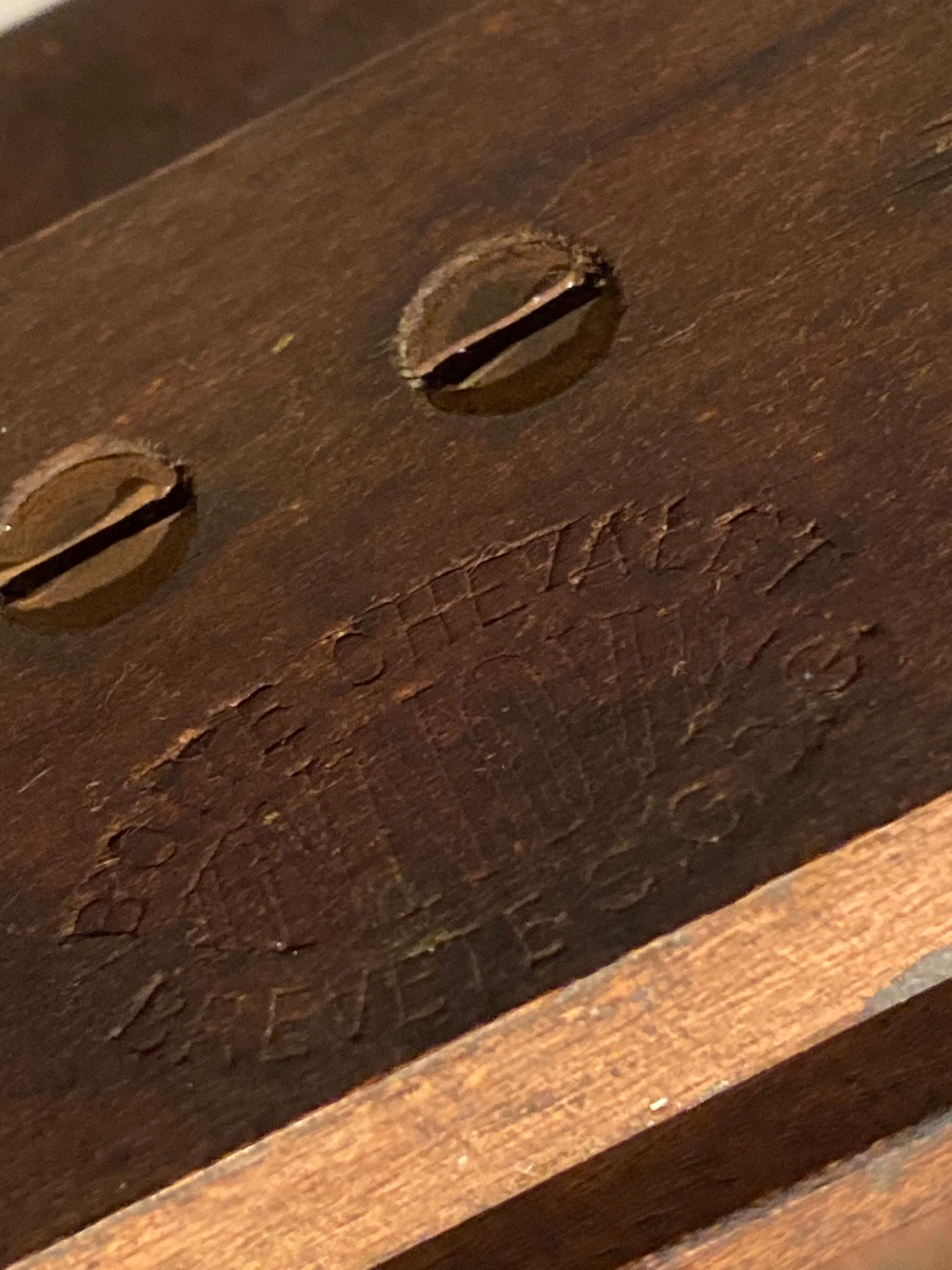 Old collapsible wooden painter's easel