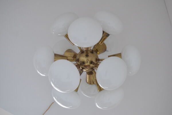 lustre du milieu du siècle Spoutnik par Kamenicky Senov, années 1960.