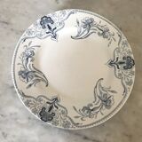 Lot of 6 plates Lunéville Art Nouveau