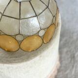 Mother-of-pearl and brass lampshade