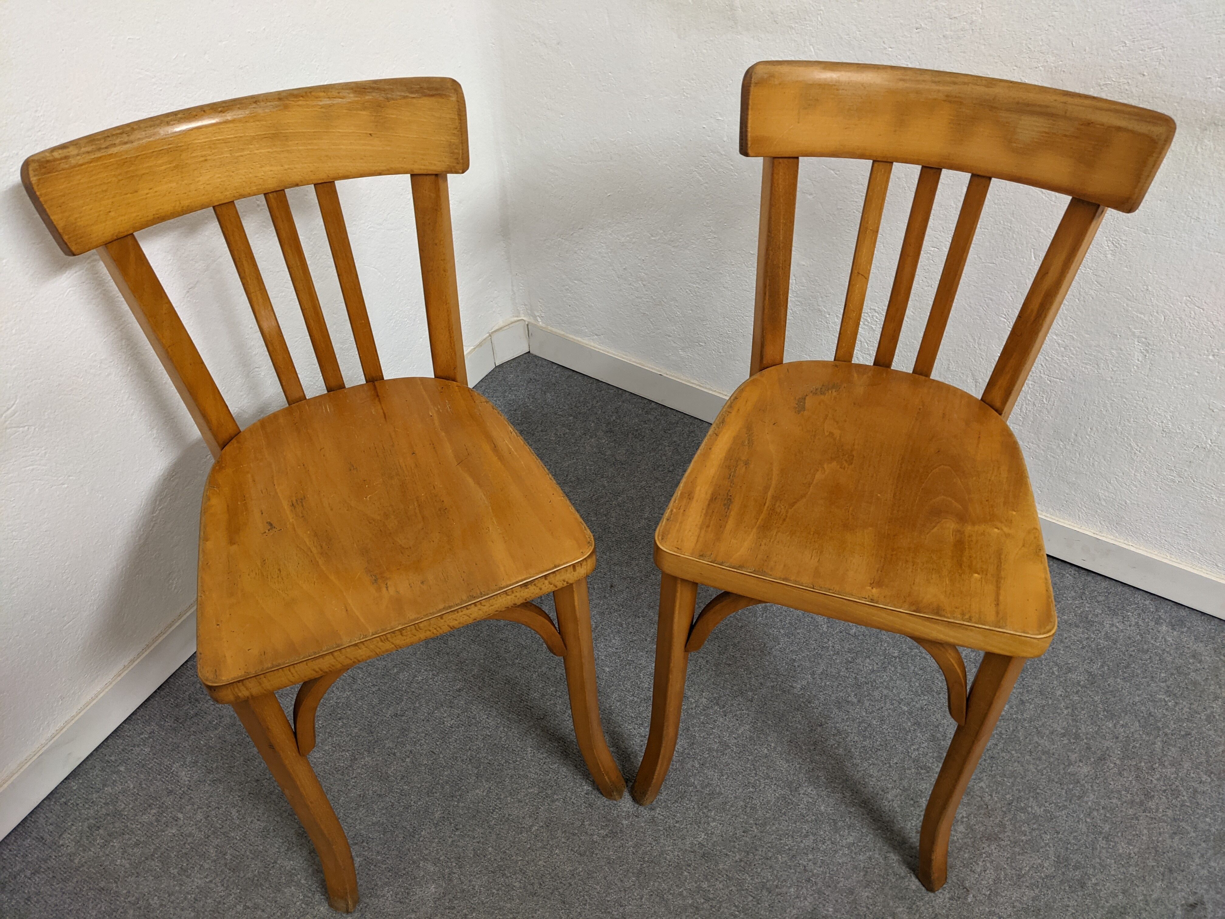 5 Baumann bistro chairs from the 1950s