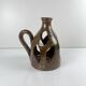 Lanterne ancienne en grès, marron, 1960