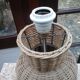 Lampe en osier