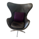 Fauteuil design Aviator en aluminium riveté – Style industriel loft