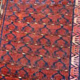 19th century Afghan Hatchlou tribal antique rug 131x140 cm