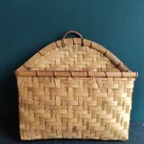 French vintage basket for the wall