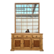 Set Buffet & Mirror XXL "Workshop Spirit" – Patinated Pine