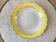 hollow dish Moulin des Loups canary yellow 50s