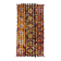 Vintage Turkish Kilim Rug with Colorful Pom Poms, Bed and Sofa Cover