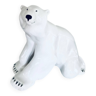 Sculpture Arctic White Bear porcelain