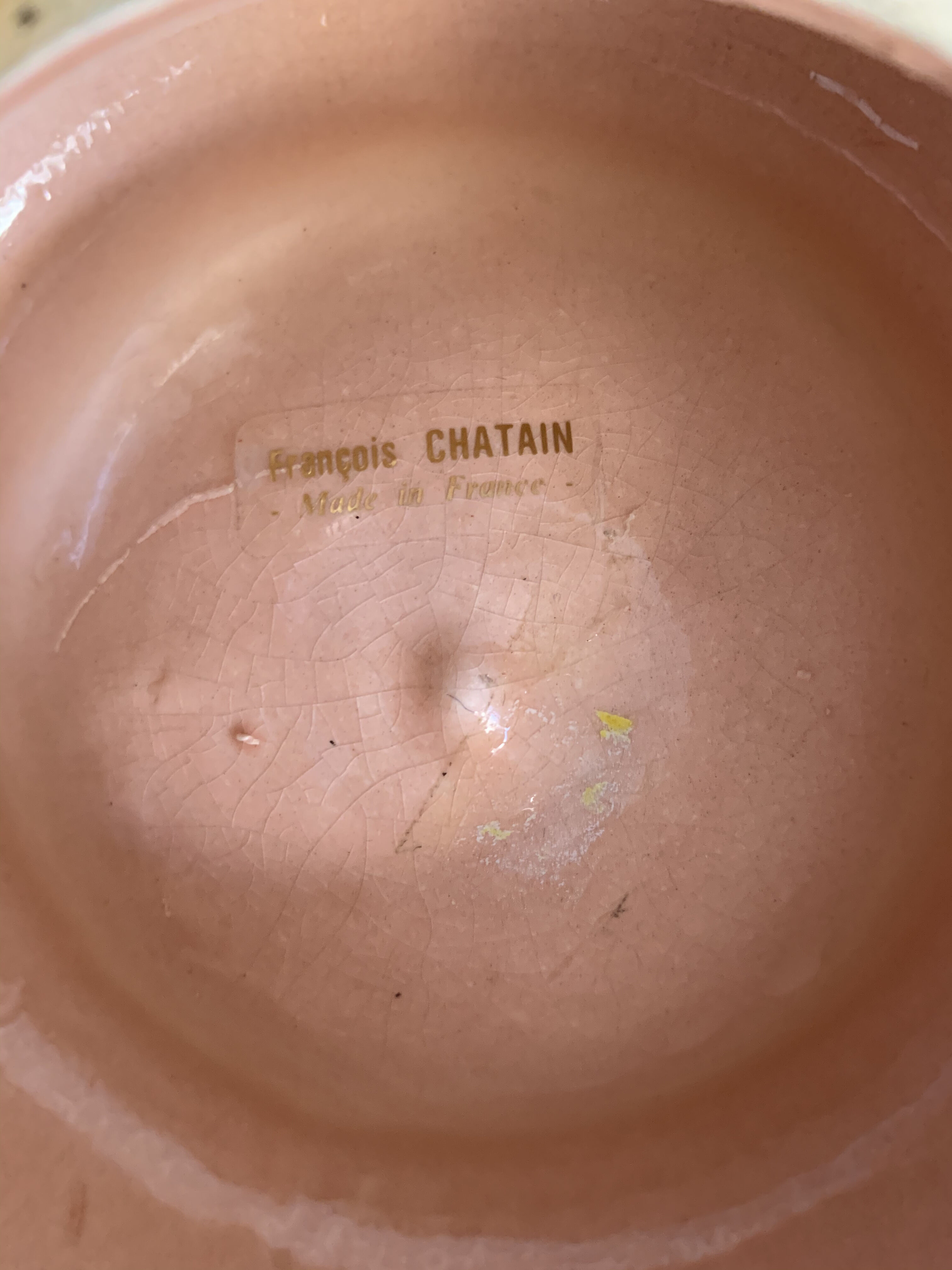 Pair of ceramic cups Francois Chatain