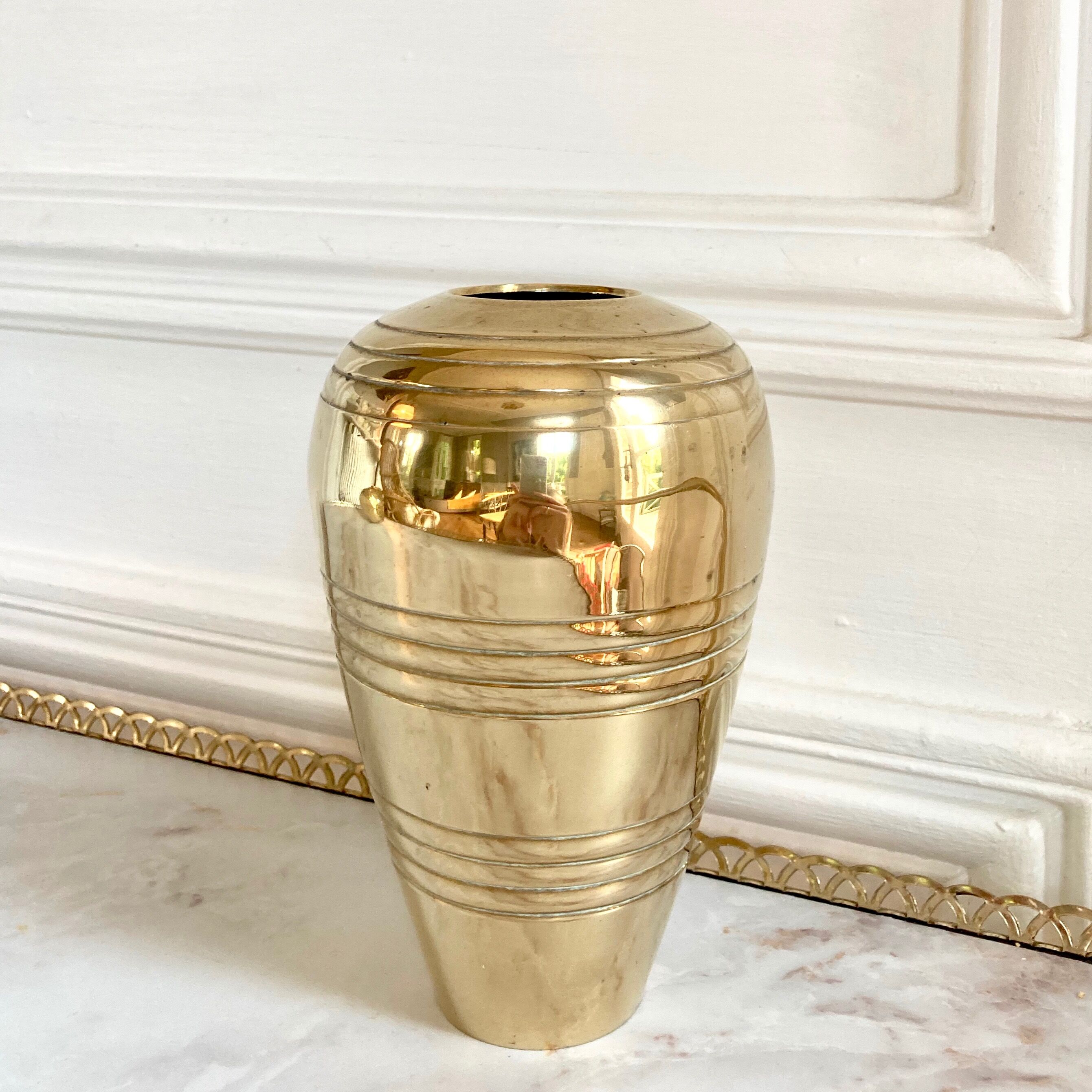 Vase en laiton
