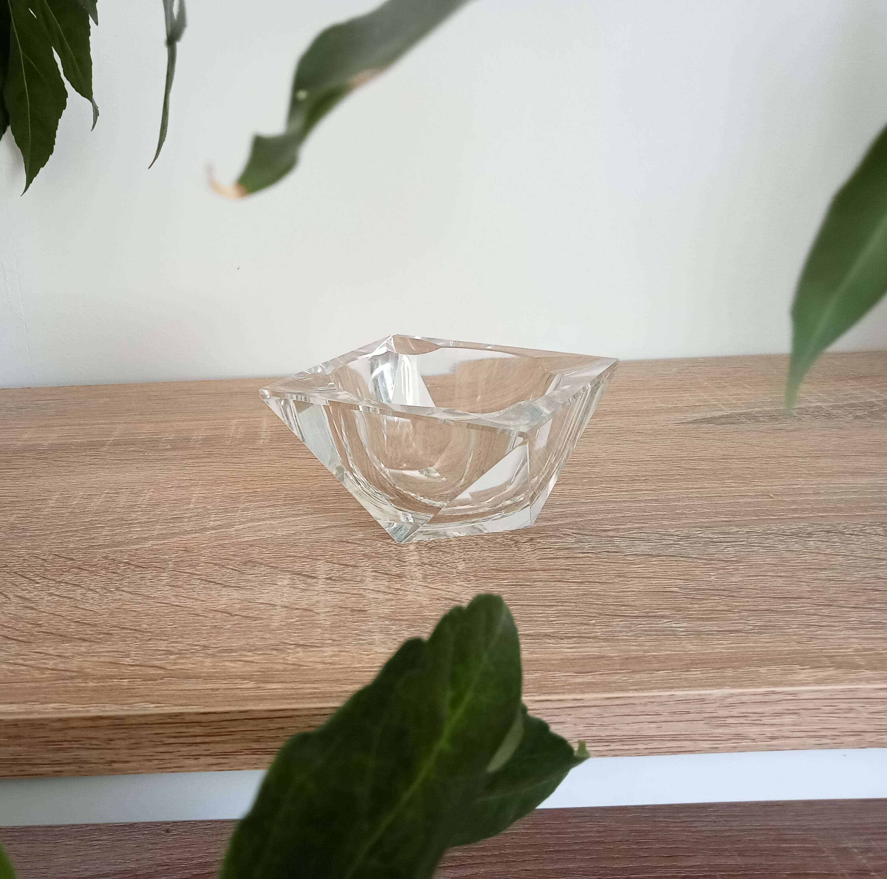 Vintage geometric ashtray