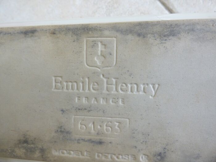 4 professional salad bowls emile henry france 100% french culinary ceramics since 1850