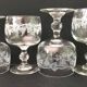 Set 12 verres d’Alsace cristal gravé vin et apéritif