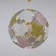 Italian Murano Glass Sputnik Chandelier in Pastel Colors and Polished Brass