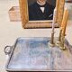 Silver serving tray