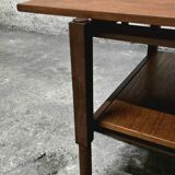 Vintage teak coffee table with drawer from the 60s