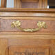Buffet art nouveau en chêne et loupe, modèle au platane, vers 1910