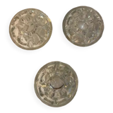 Set of 3 flower vases 9 holes