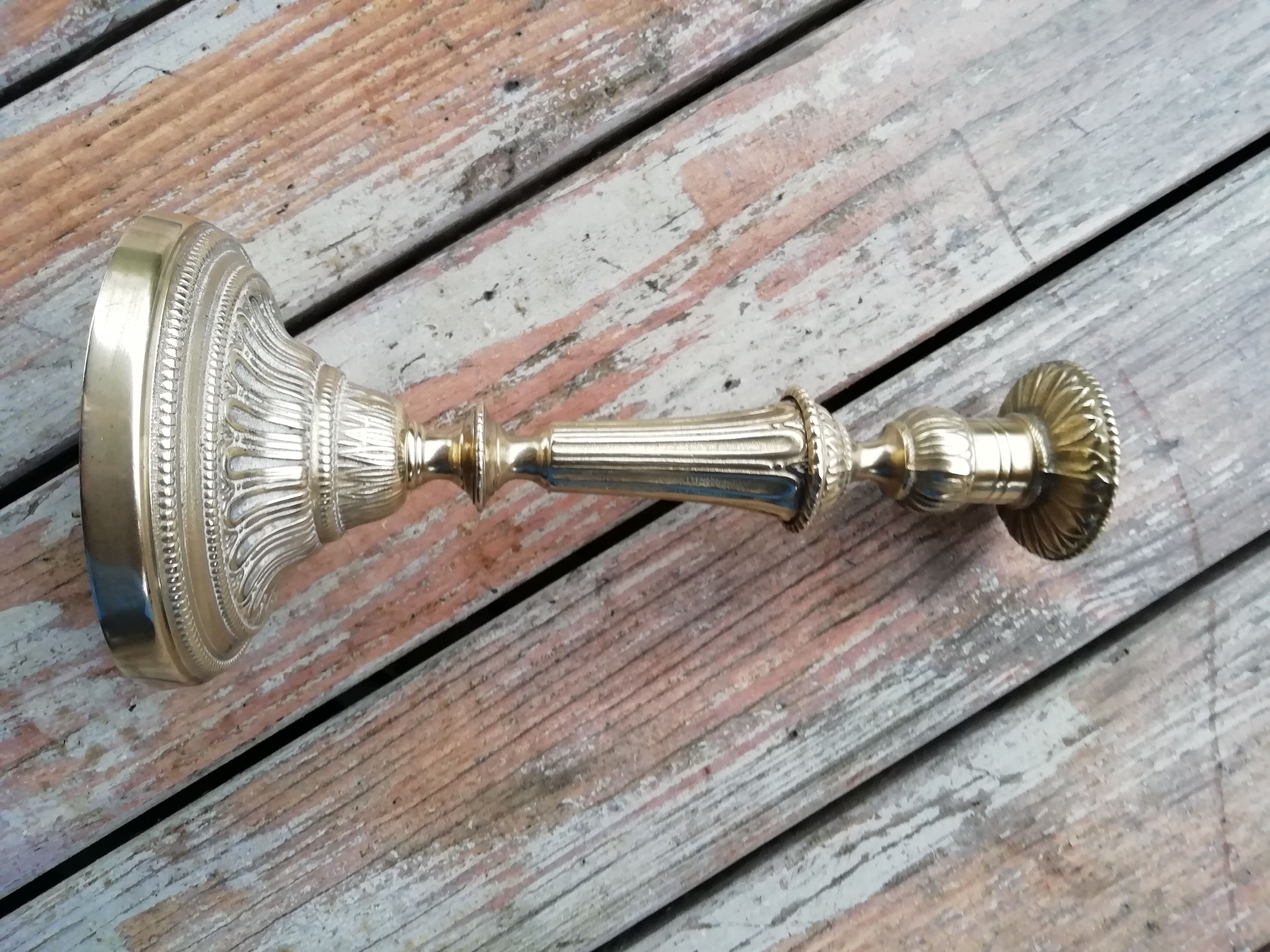 Brass candle holder